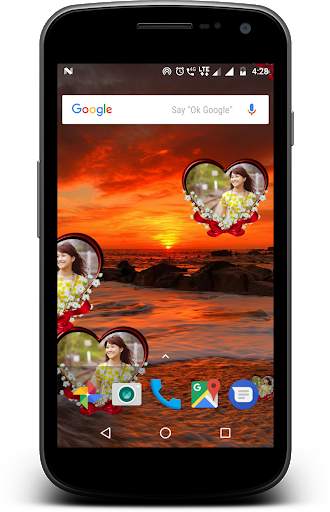 My photo bubble hearts live wallpaper screenshot 5
