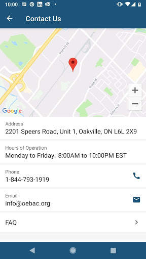 OEBAC Mobile screenshot 2