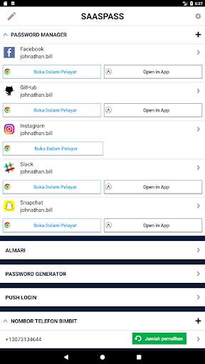 SAASPASS | Pengesah 2FA screenshot 14