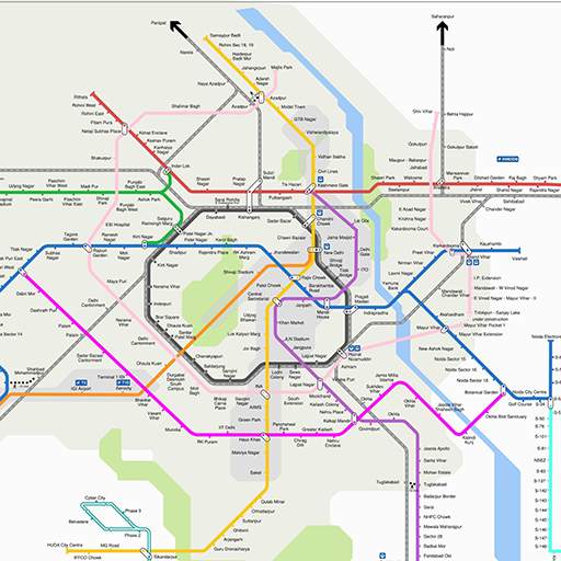 Delhi Metro Map 3.2.20