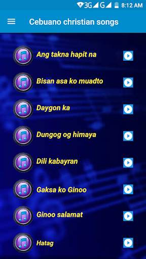 Cebuano Christian Songs with Lyrics screenshot 1