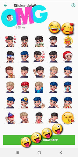 Emoji Stickers WAStickerApps screenshot 4
