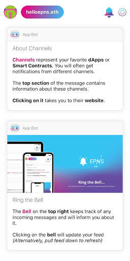 Ethereum Push Service (EPNS) | Staging Alpha screenshot 5