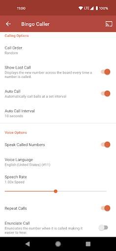 Bingo Caller screenshot 6