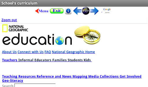 School's curriculum screenshot 5