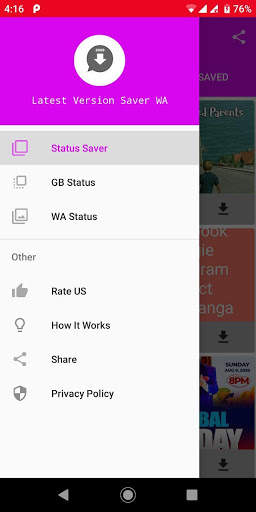 Gb Latest Version Status Saver स्क्रीनशॉट 1