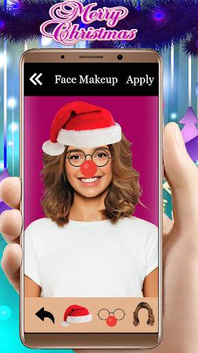 Face Beauty Editor - Christmas Photo Frames App screenshot 4