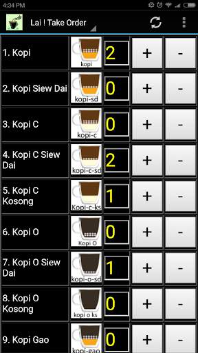 Coffee (Kopi) Order screenshot 5