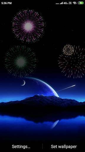 Fireworks Live Wallpaper screenshot 1