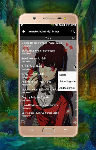 Yumeko Jabami Mp3 Player screenshot 3