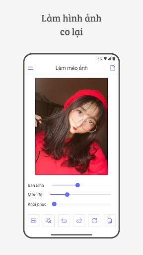 Làm Méo Ảnh, Làm Ảnh Troll, Thay Đổi Hình Dạng Ảnh screenshot 4