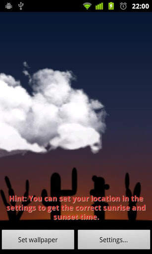 Cloudy Sky Live Wallpaper screenshot 3