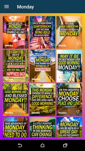 Monday to Sunday Quotes screenshot 4