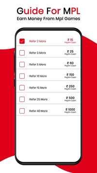 Guide for MPL - Earn Money from MPL Games screenshot 4
