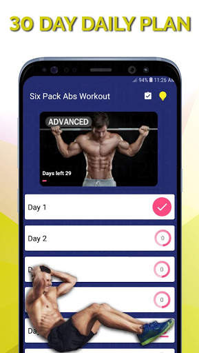 Six Pack Abs Workout for Men 2 تصوير الشاشة
