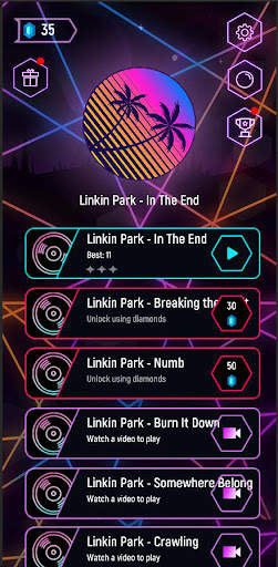 Linkin Park Tiles Hop:EDM Rush screenshot 2