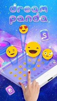 Neon Panda Keyboard Theme screenshot 2