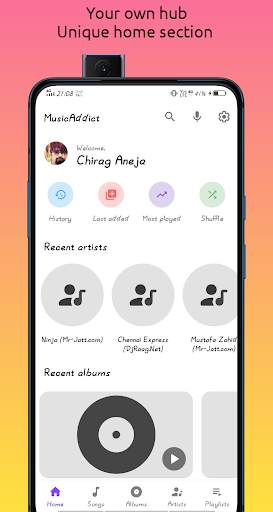 MusicAddict - Powerful Music Player (Mp3) screenshot 2