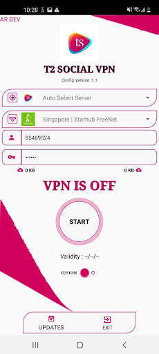 T2 SOCIAL VPN screenshot 3