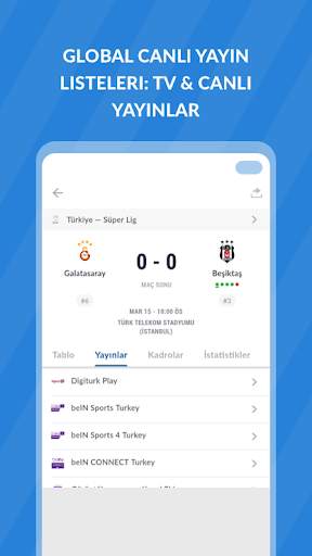 Canlı Futbol TV: Canlı Skorlar screenshot 3