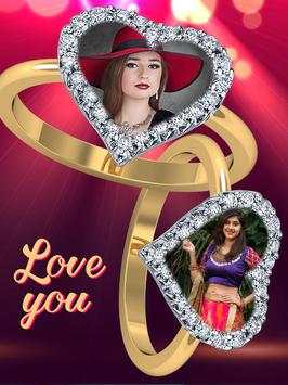 Lovely Ring Photo Frames 1 تصوير الشاشة