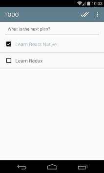 React Native Todo Sample screenshot 2