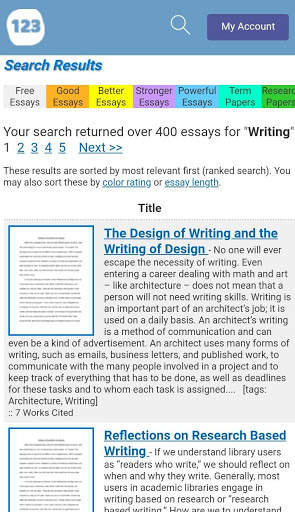 English Essays For Students скриншот 6
