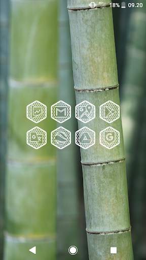 Hexanet White - Icon Pack 4 تصوير الشاشة