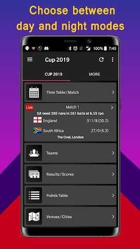Cricket Cup 2020 Time Table Live Score Schedule screenshot 3