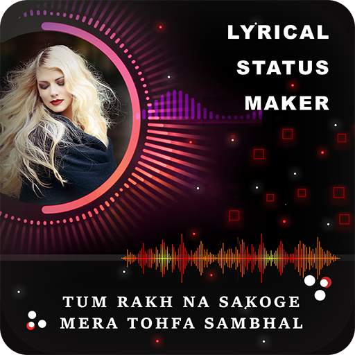 My Photo Lyrical Status Maker - Particle Wave Beat 26.0