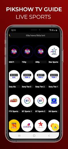 Pika Tv show-Movies and Cricket Live Guide screenshot 4