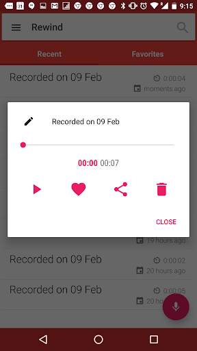 Rewind: Reverse Voice Recorder screenshot 4
