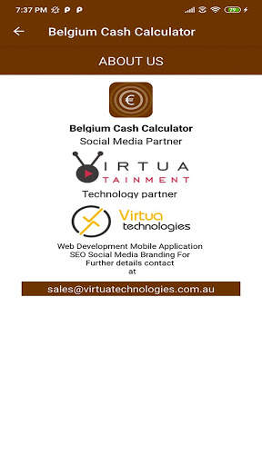 Belgium Easy Cash Calculator Plus screenshot 3