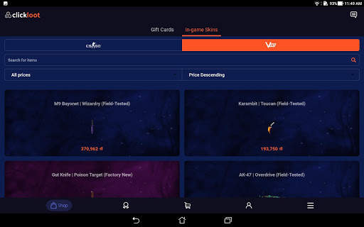 ClickLoot - Earn skins, games and gift cards स्क्रीनशॉट 13