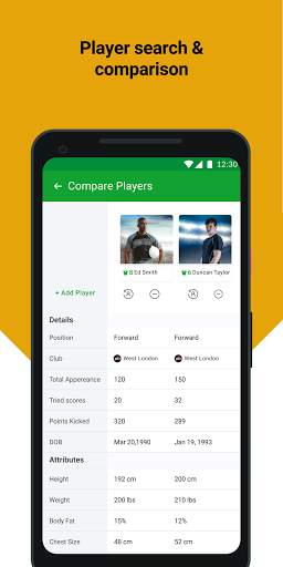 Player Profile screenshot 2