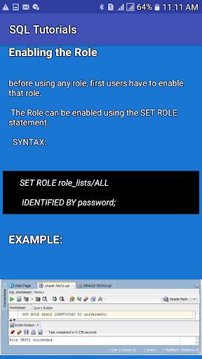 SQL Tutorials screenshot 8