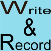 Write and Record أيقونة