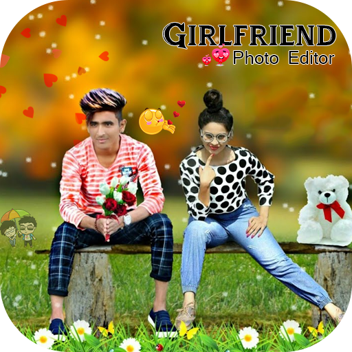 GirlFriend Photo Editor :Cut Paste Editor أيقونة