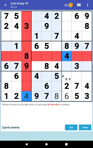Sudoku - Klasik bulmaca oyunu screenshot 10