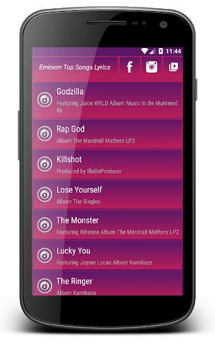 Eminem song lyrics (Offline) screenshot 2