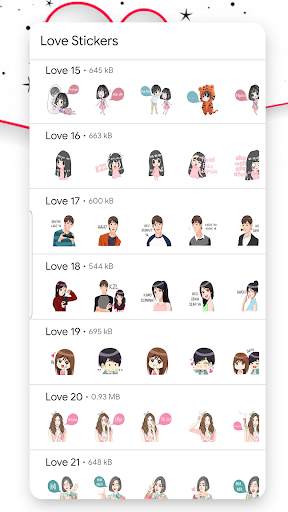 love stickers for whatsapp 2020 (WAStickerApps) WA screenshot 1