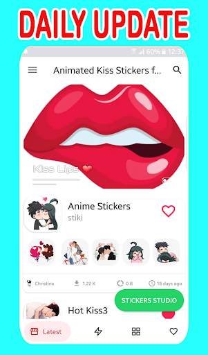 💋Animated Kiss Stickers maker for WhatsApp 😘 screenshot 7