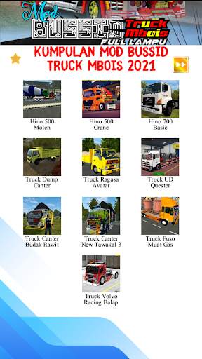 Mod Bussid Truck Mbois Full Lampu screenshot 3