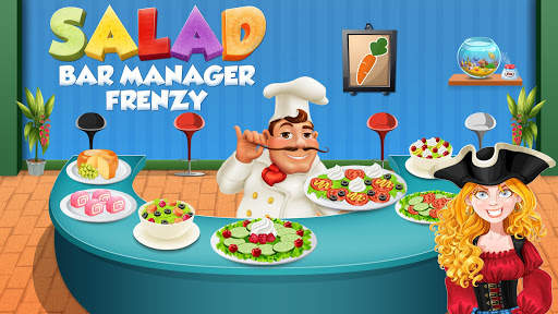 Salad Bar Manager Frenzy: Food Cafe Manager screenshot 1