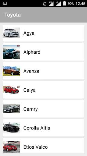 Katalog Spesifikasi Mobil screenshot 3