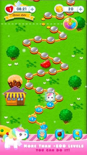 Candy Unicorn Smash Puzzle 2020 screenshot 2