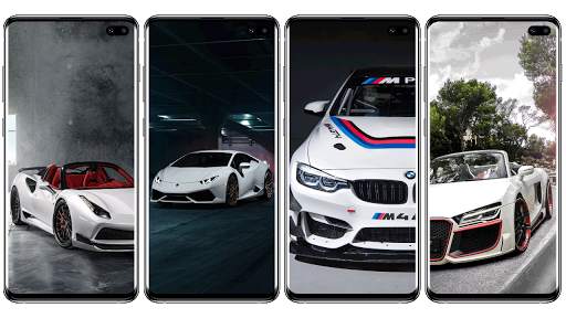 White Car Wallpapers screenshot 1