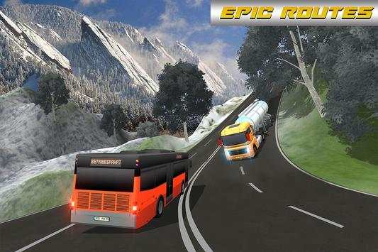 Offroad Bus Driving Highway Simulator screenshot 9