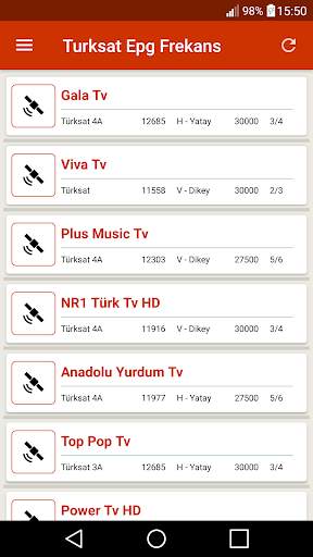 Türksat EPG Frekans screenshot 4