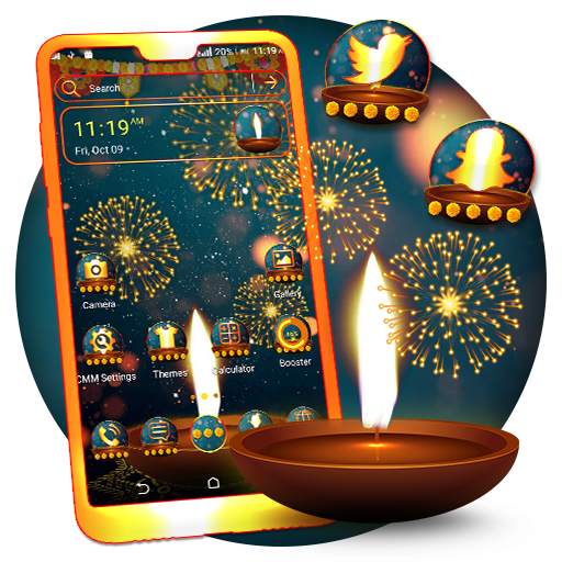 Diwali Fireworks Launcher Theme 1.0.0